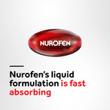 Nurofen Zavance Fast Pain Relief Liquid 200mg 20 Capsules