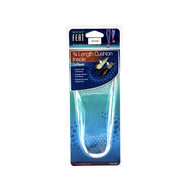 Neat Feat Gel 3/4 Length Cushion Insole - Small