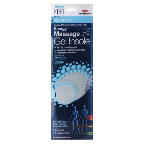 Neat Feat Energy Massage Gel Insole Men - One Size Fits All