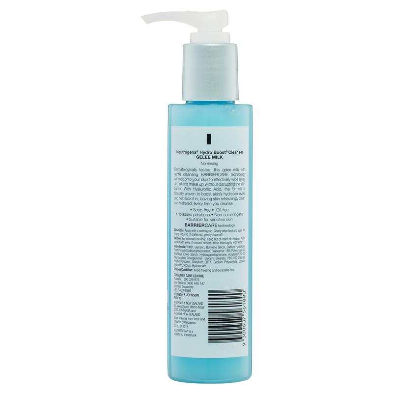 Neutrogena Hydro Boost Cleanser Gelee Milk 145g