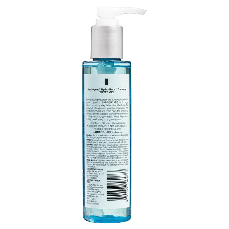 Neutrogena Hydro Boost Cleanser Water Gel 145mL