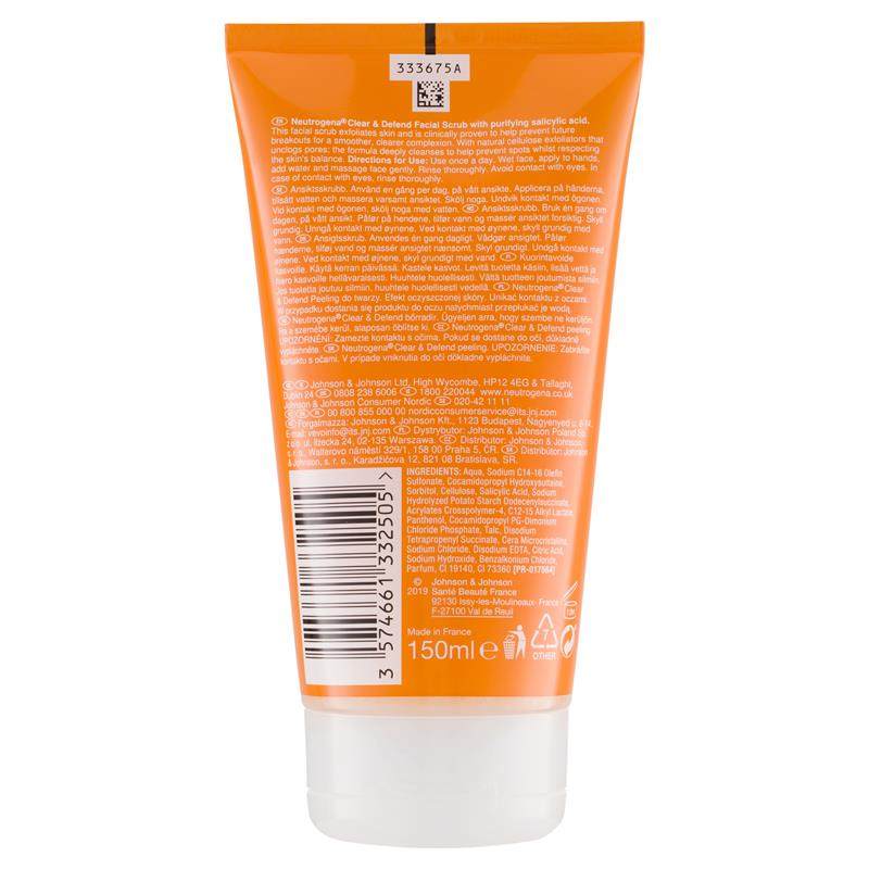 Neutrogena Visibly Clear Spot Proofing Smoothing Scrub 150mL