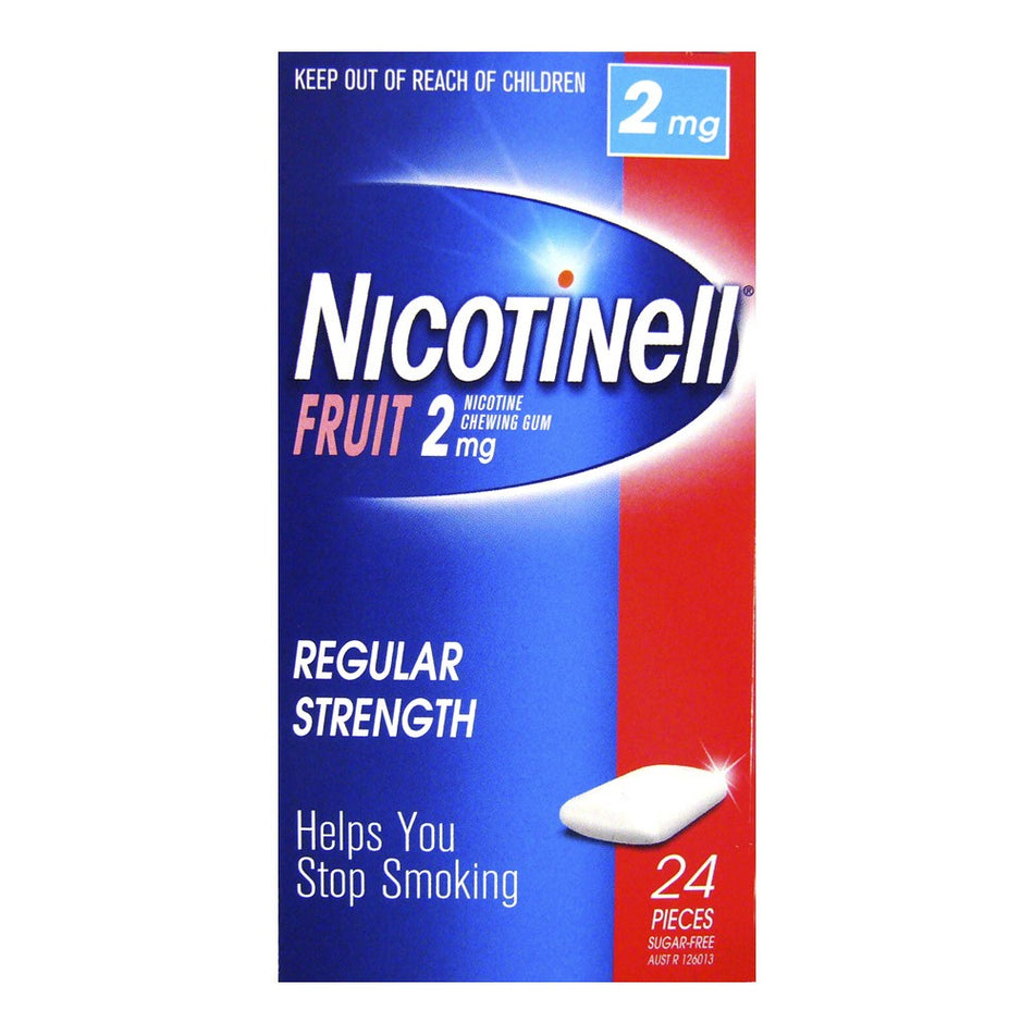 Nicotinell® Fruit Chewing Gum 2mg 24 Pack