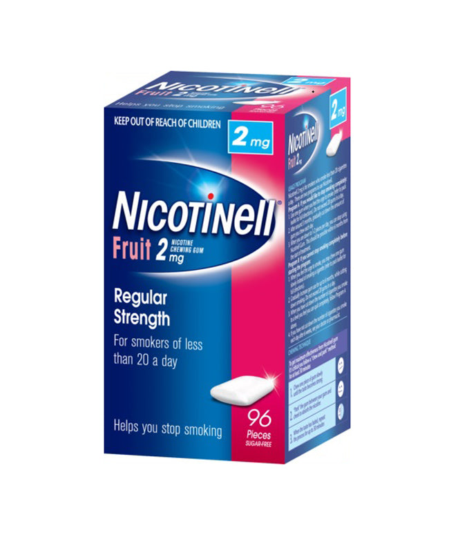 Nicotinell® Fruit Chewing Gum 2mg 96 Pack