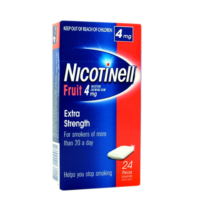 Nicotinell® Fruit Chewing Gum 4mg 24 Pack