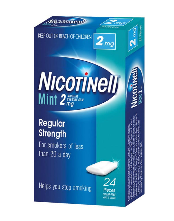 Nicotinell® Mint Chewing Gum 2mg 24 Pack