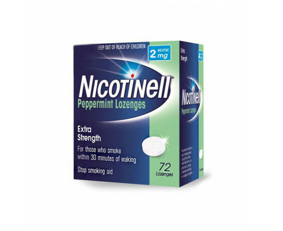 Nicotinell® Peppermint Lozenges 2mg 72 Pack