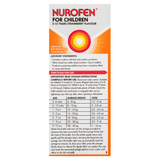 Nurofen Children 5 to 12 Years Strawberry Flavour - Pain & Fever Relief 100ml
