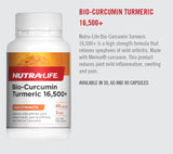 Nutra-Life Bio-Curcumin Turmeric 16,500+ 60 Capsules