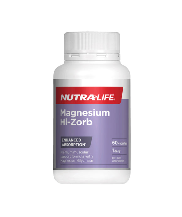 Nutra-Life Magnesium Hi-Zorb 60 Capsules