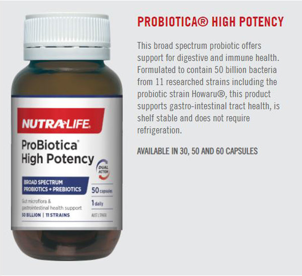 Nutra-Life ProBiotica High Potency 30 Capsules