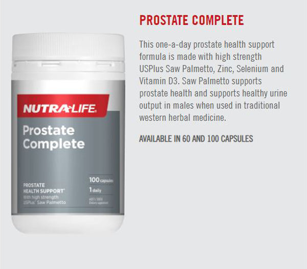 Nutra-Life Prostate Complete 60 Capsules