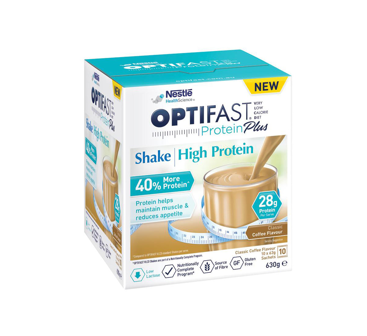 Optifast ProteinPlus Coffee Flavour Shake Sachet 10x63g – Scown's Pharmacy