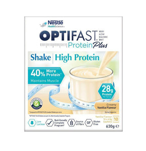 Optifast ProteinPlus Vanilla Flavour Shake Sachet 10x63g