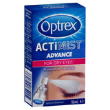 Optrex Actimist Advance Preservative Free Dry Eyes Spray 10ml