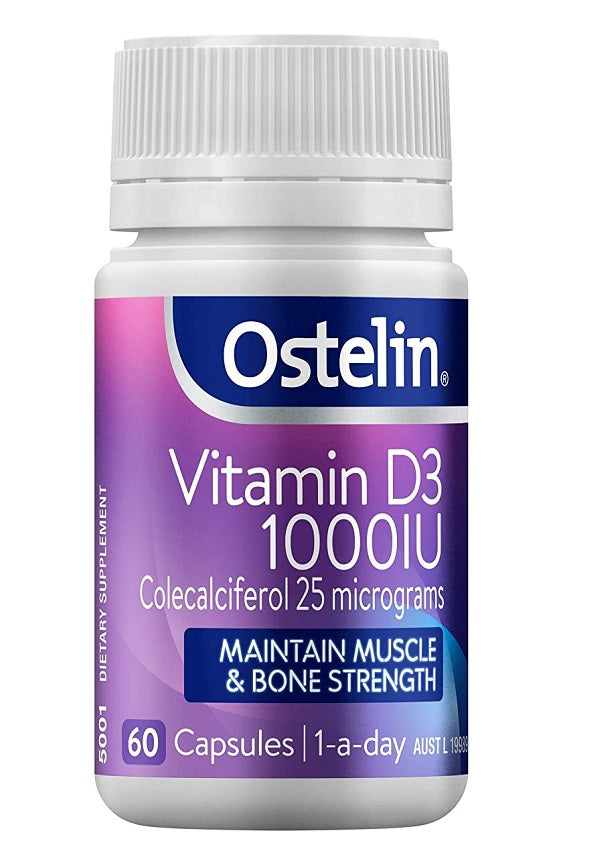 Ostelin Vitamin D3 1000IU -  60 Capsules
