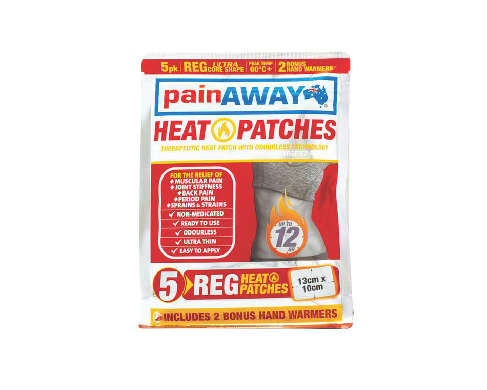 Pain Away Regular Heat Patches 5 Pack