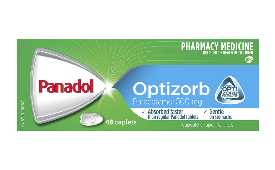 Panadol Caplets with Optizorb - 48 Caplets