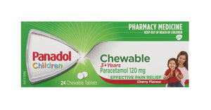 Panadol Child Chewable 3+ Years - 24 Tablets