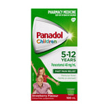 Panadol Children Colour-Free Suspension 5-12 Years Strawberry Flavour 100ml