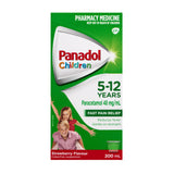 Panadol Children Colour-Free Suspension 5-12 Years Strawberry Flavour 200ml
