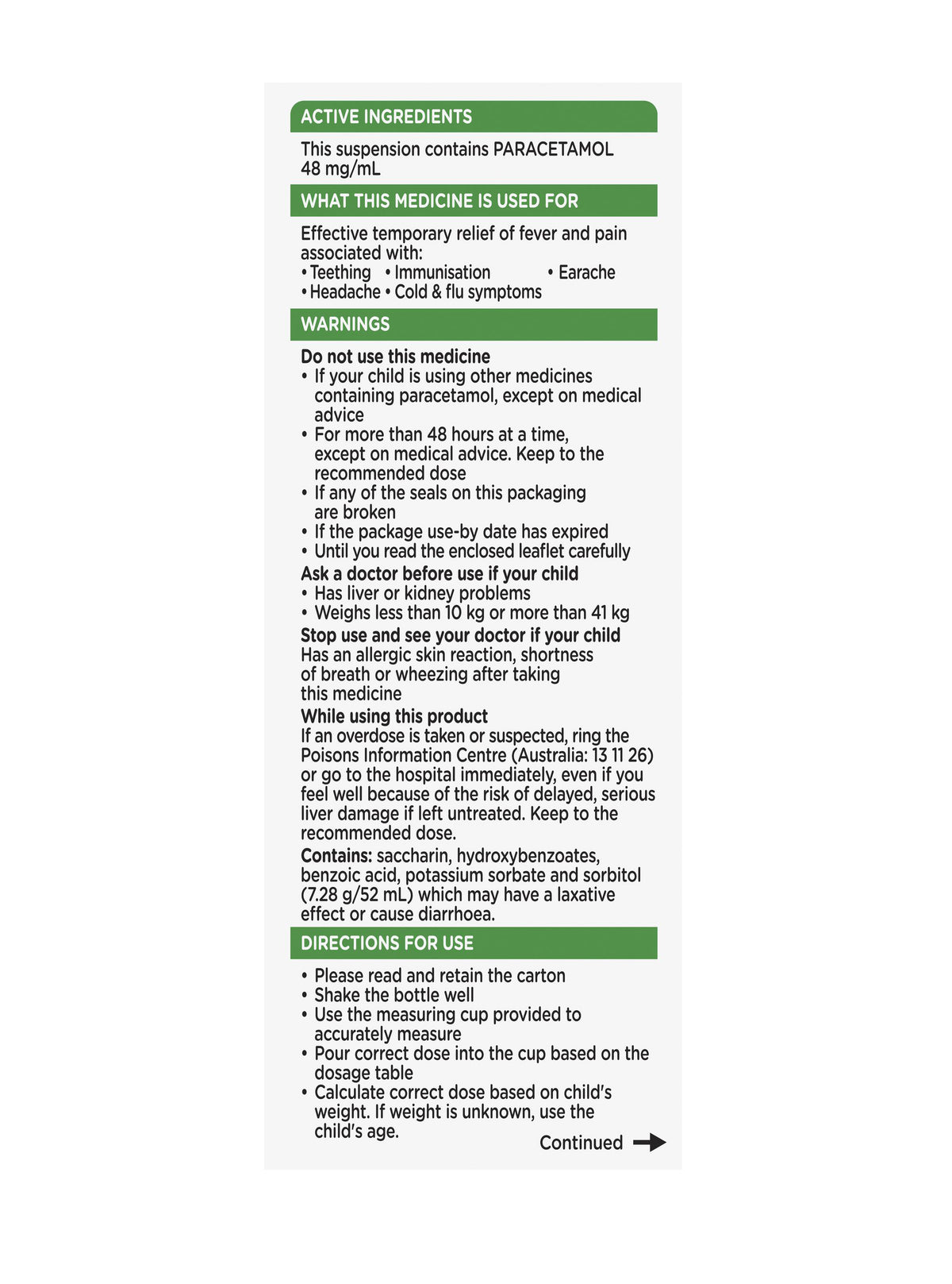 Panadol Children Elixir Oral Liquid 5-12 Years Raspberry Flavour 100ml ...