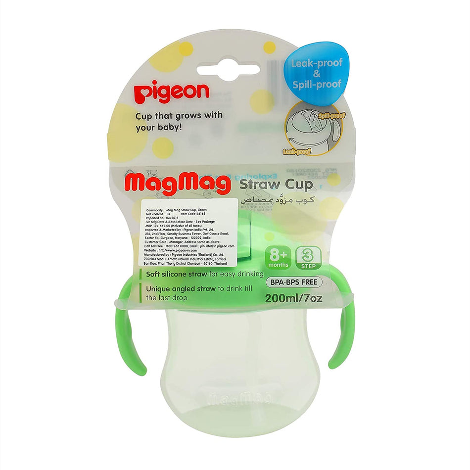 Pigeon Magmag Straw Cup Green