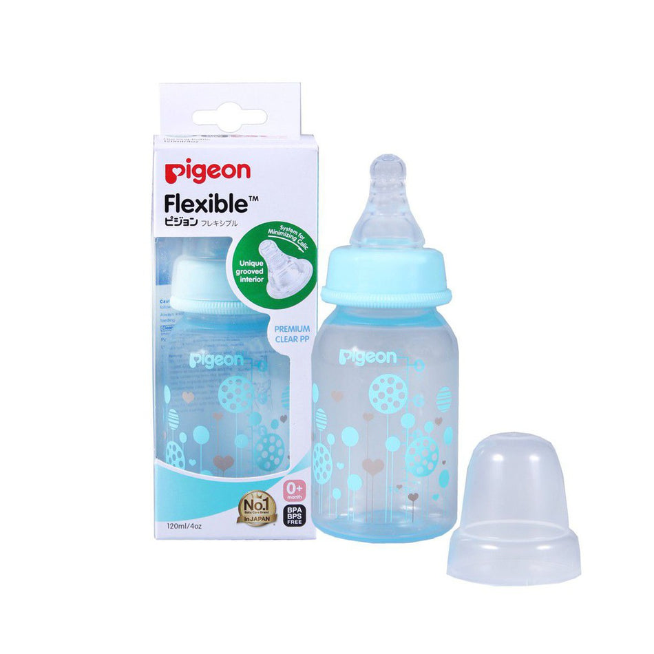 Pigeon Peristaltic Slim Neck Bottle Balloon Design - 120ml