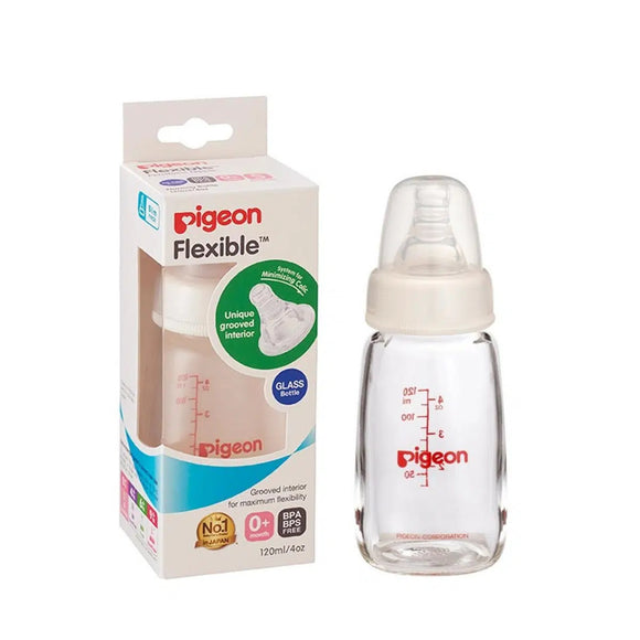 Pigeon Peristaltic Slim Neck Glass Bottle 120ml