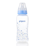 Pigeon Peristaltic Slim Neck Bottle Blue Stars Design 250ml