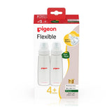 Pigeon Peristaltic Slim Neck Bottle Twin Pack 4+ Months 240ml
