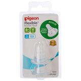 Pigeon Peristaltic Slim Neck Teat Y 2 Pack
