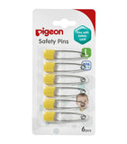 Pigeon Safety Pins (6 pcs) Assorted Colours