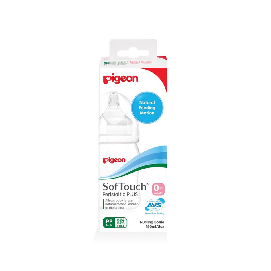 Pigeon Softouch Peristaltic Plus Wide Neck Bottle 160ml