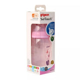 Pigeon Softouch Peristaltic Plus Wide Neck Pink Bottle 240ml