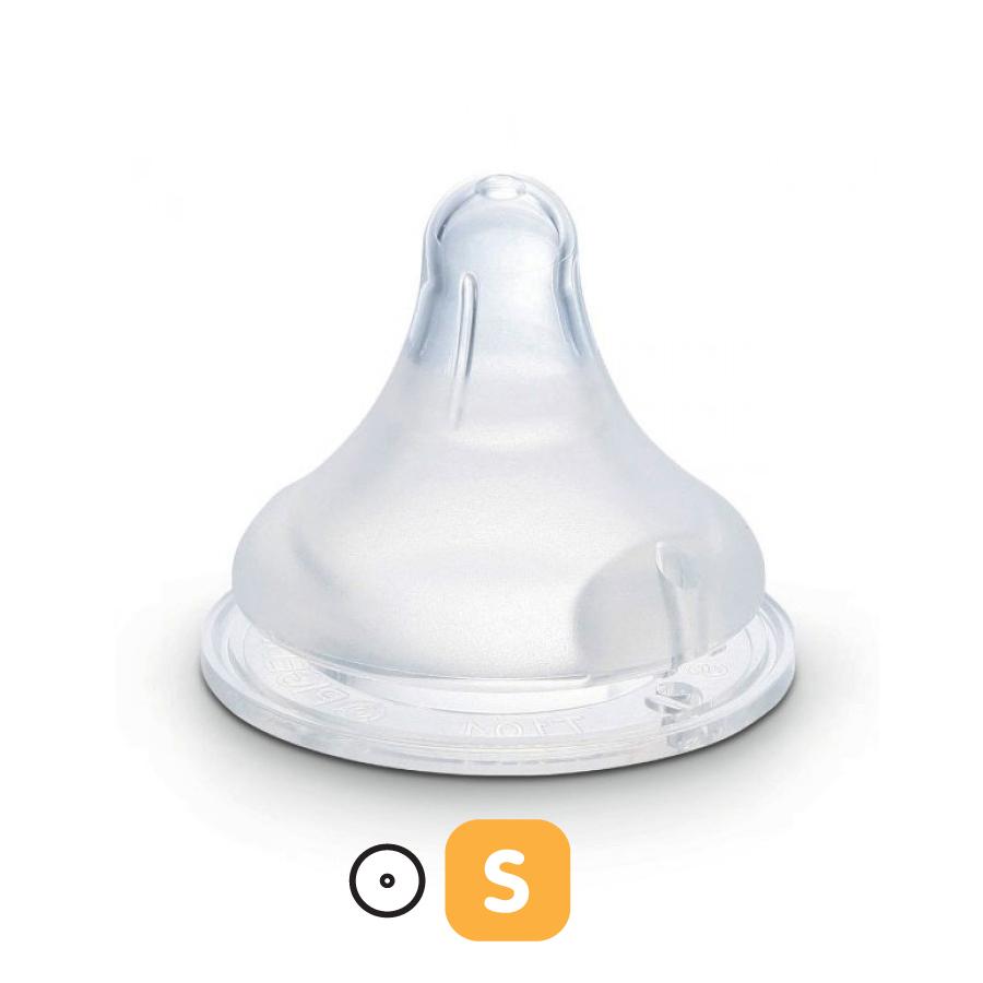Pigeon Softouch Peristaltic Plus Wide Neck Teat S 2 Pack