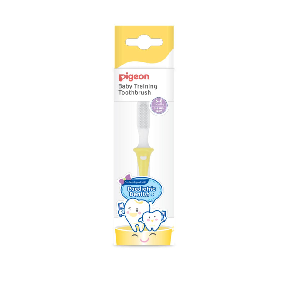 Pigeon Training Toothbrush Step 1