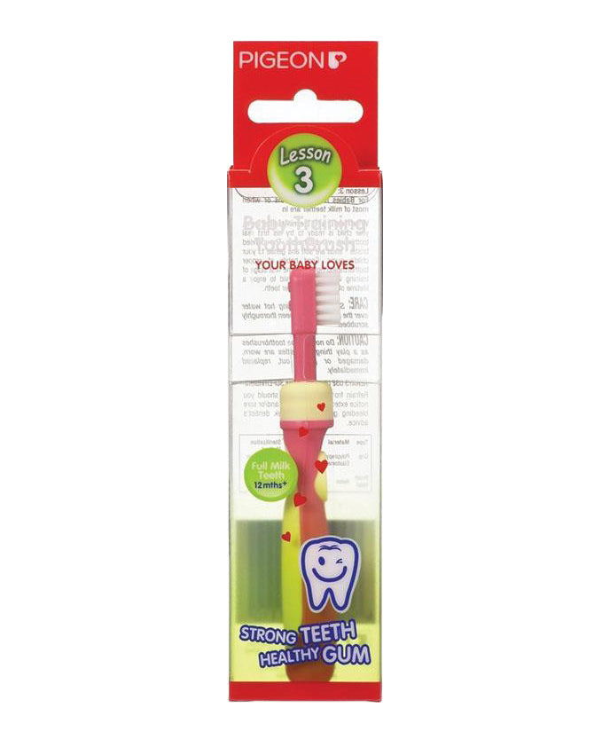 Pigeon Training Toothbrush Step 3