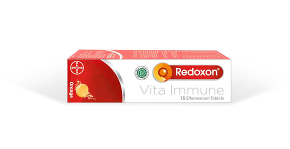 Redoxon Triple Action Immunity Blackcurrant Effervescent 15 Tablets