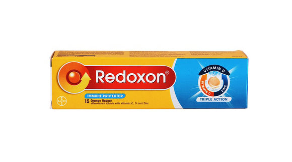 Redoxon Triple Action Immunity Orange 15 Tablets