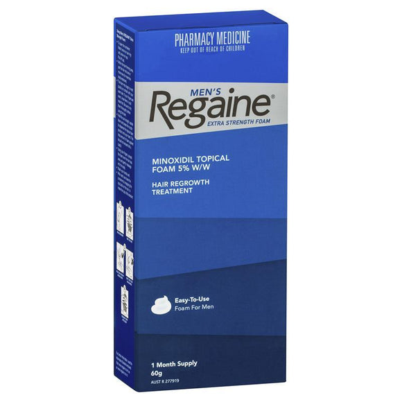 Regaine Men’s Extra Strength Hair Regrowth Treatment Foam For 1 Month 60g