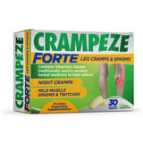 Crampeze Forte  Night Cramps Muscle Spasm 30 Tablets