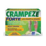 Crampeze Forte  Night Cramps Muscle Spasm 30 Tablets