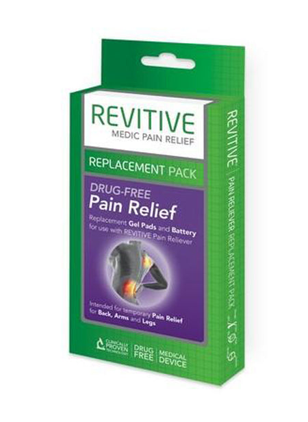 Realiver Revitive Pain Reliever Replacement Circulation Booster Electrode 4 Bod ...