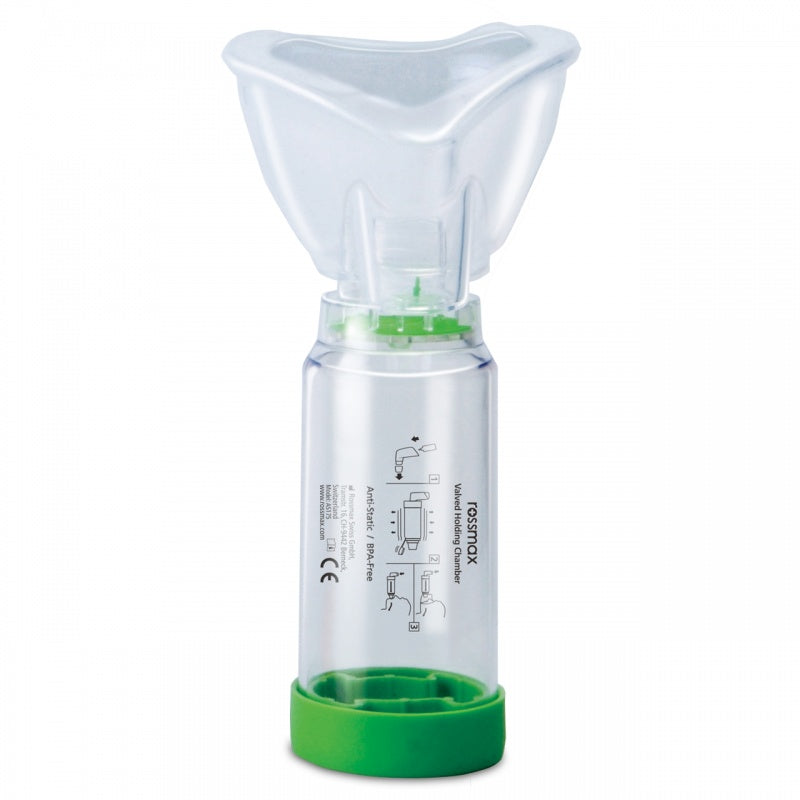 Rossmax AS175 Aero Spacer - Valved Holding Chamber with Mask Large