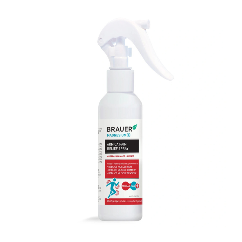 Brauer Magnesium + Arnica Pain Relief Spray 100 ml