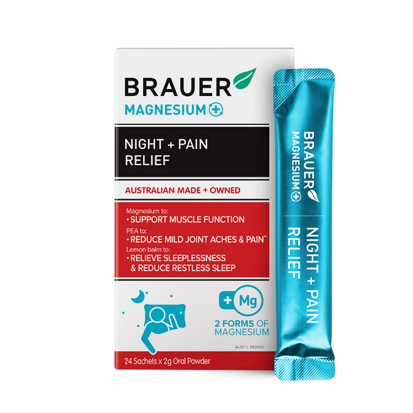 Brauer's Magnesium+ Night + Pain Relief Powder