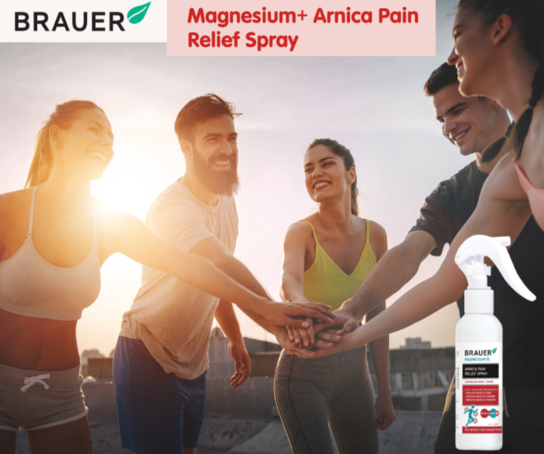Brauer Magnesium + Arnica Pain Relief Spray 100 ml
