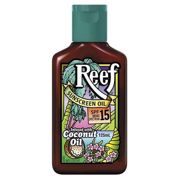 Reef Coconut Sunscreen Oil SPF 15 125ml