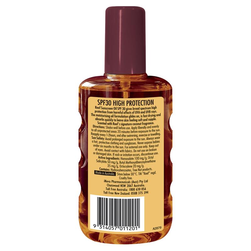 Reef Coconut Sunscreen Oil Spray SPF 30 220ml